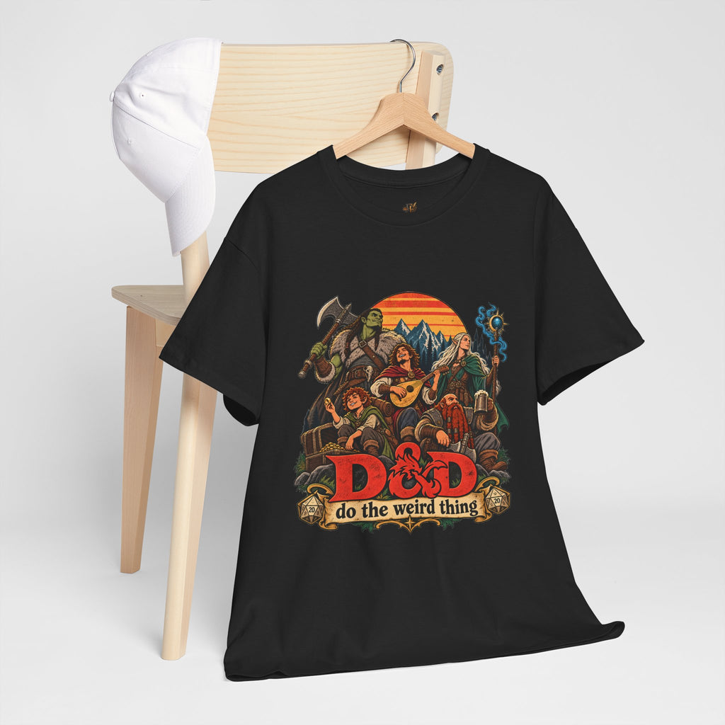 Do the Weird Thing T-Shirt – Funny Tabletop RPG Gamer Tee | Fantasy Roleplaying Shirt