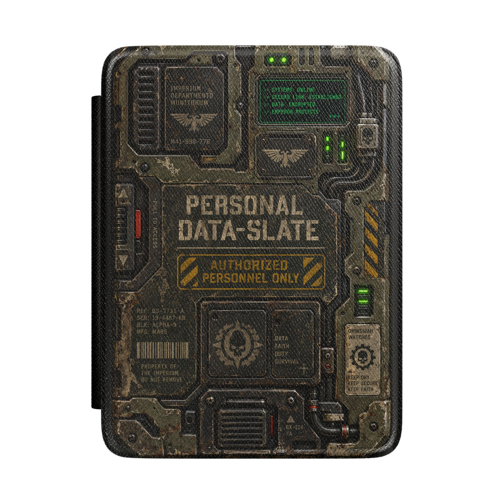 Personal Data-Slate Kindle Case | Grimdark Sci-Fi Cover
