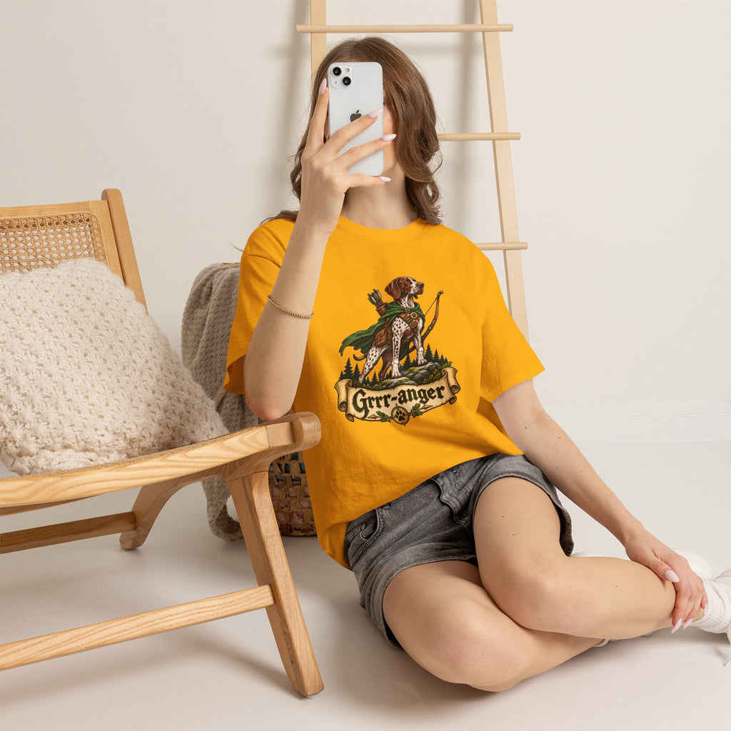 Grrr Anger Dog T Shirt Funny Ranger Fantasy Tee