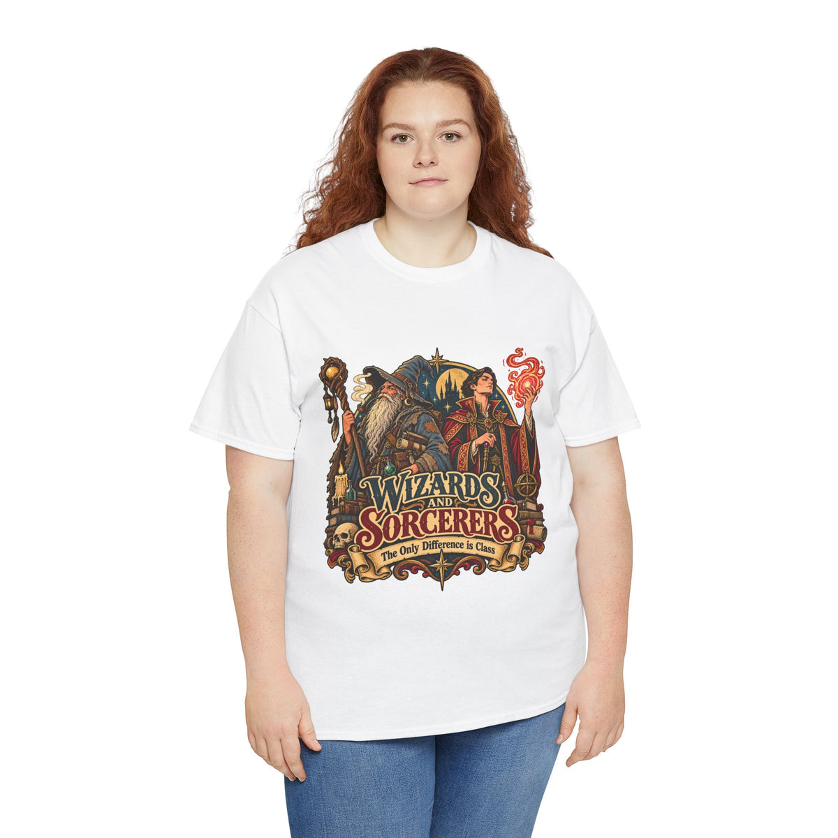 Wizards & Sorcerers RPG T-Shirt | The Only Difference Is Class