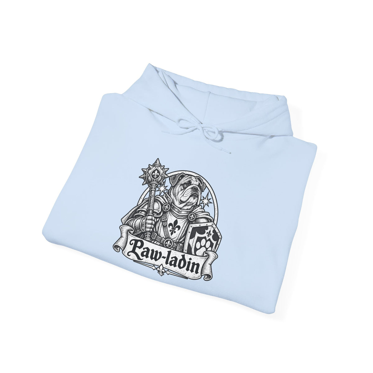 Paw-ladin Dog Hoodie – Paladin Fantasy RPG Pullover