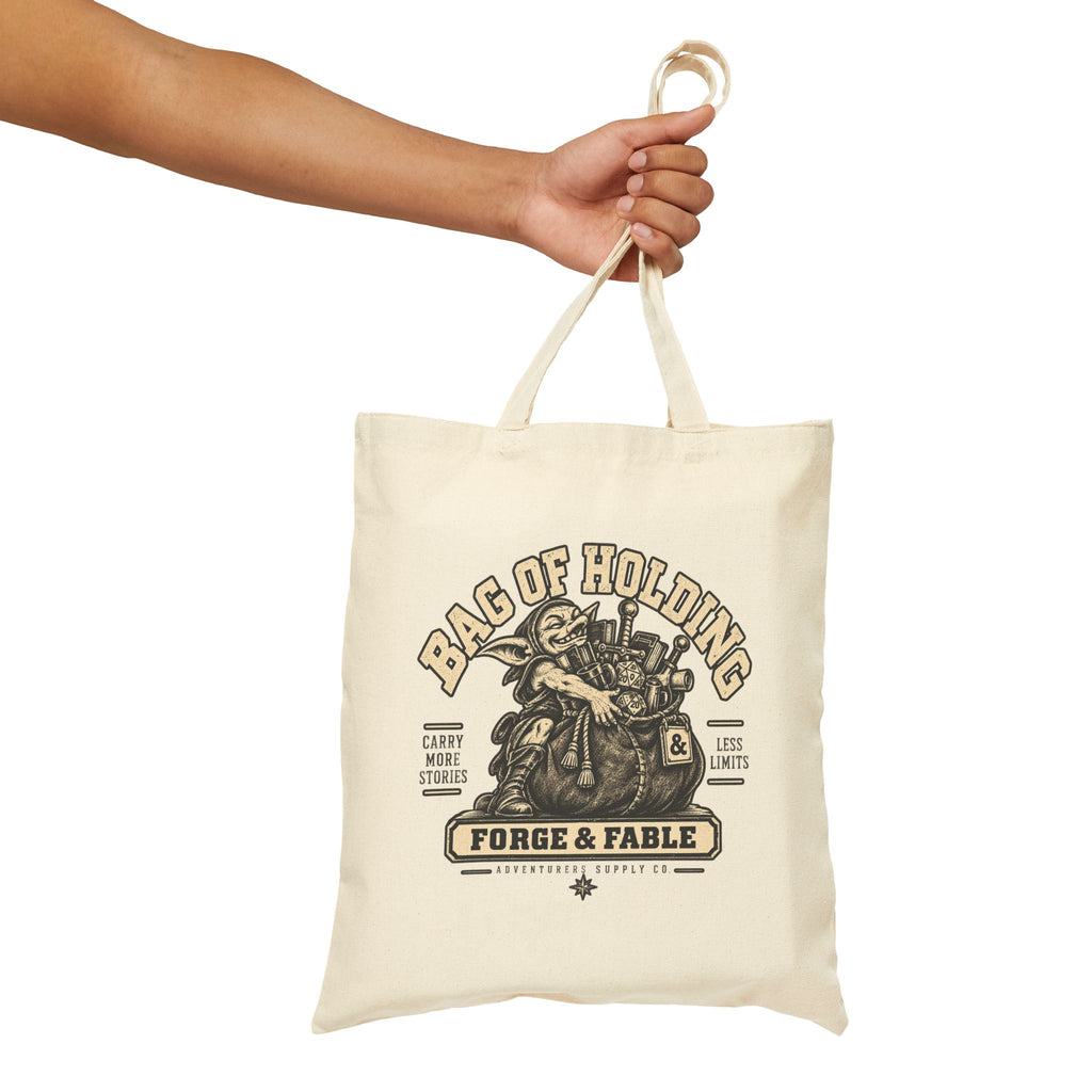 Bag of Holding Canvas Tote Bag | Fantasy RPG Gamer Gift