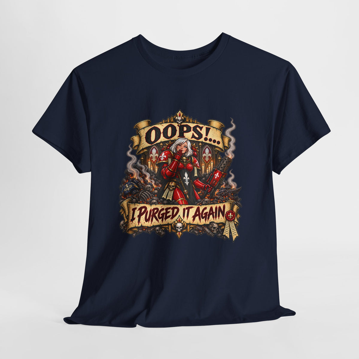 Oops… I Purged It Again Shirt – Sisters of Battle Pop Parody Tee