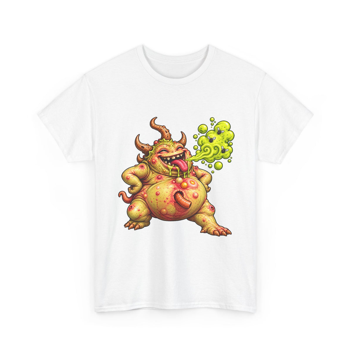 Cheeky Plague Monster Shirt Funny Grimdark Nurgle Warhammer Inspired Creature Graphic Tee