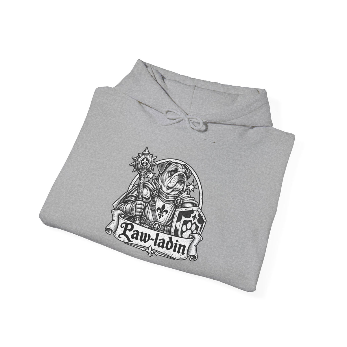 Paw-ladin Dog Hoodie – Paladin Fantasy RPG Pullover