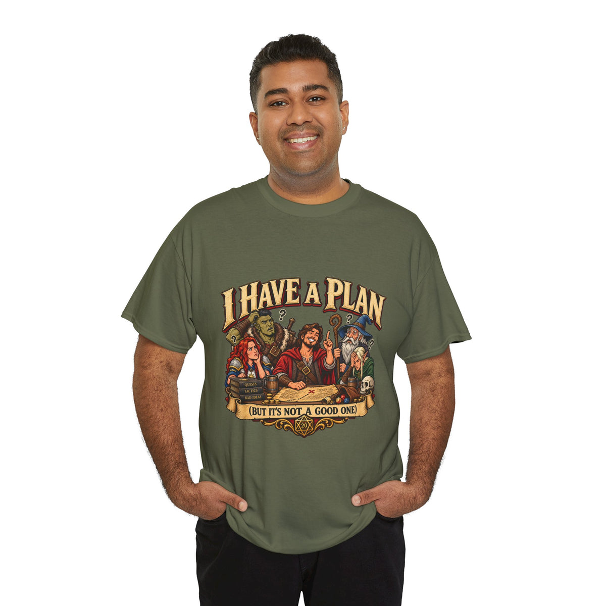 I Have a Plan (But It’s Not a Good One) | Funny RPG Party Tee