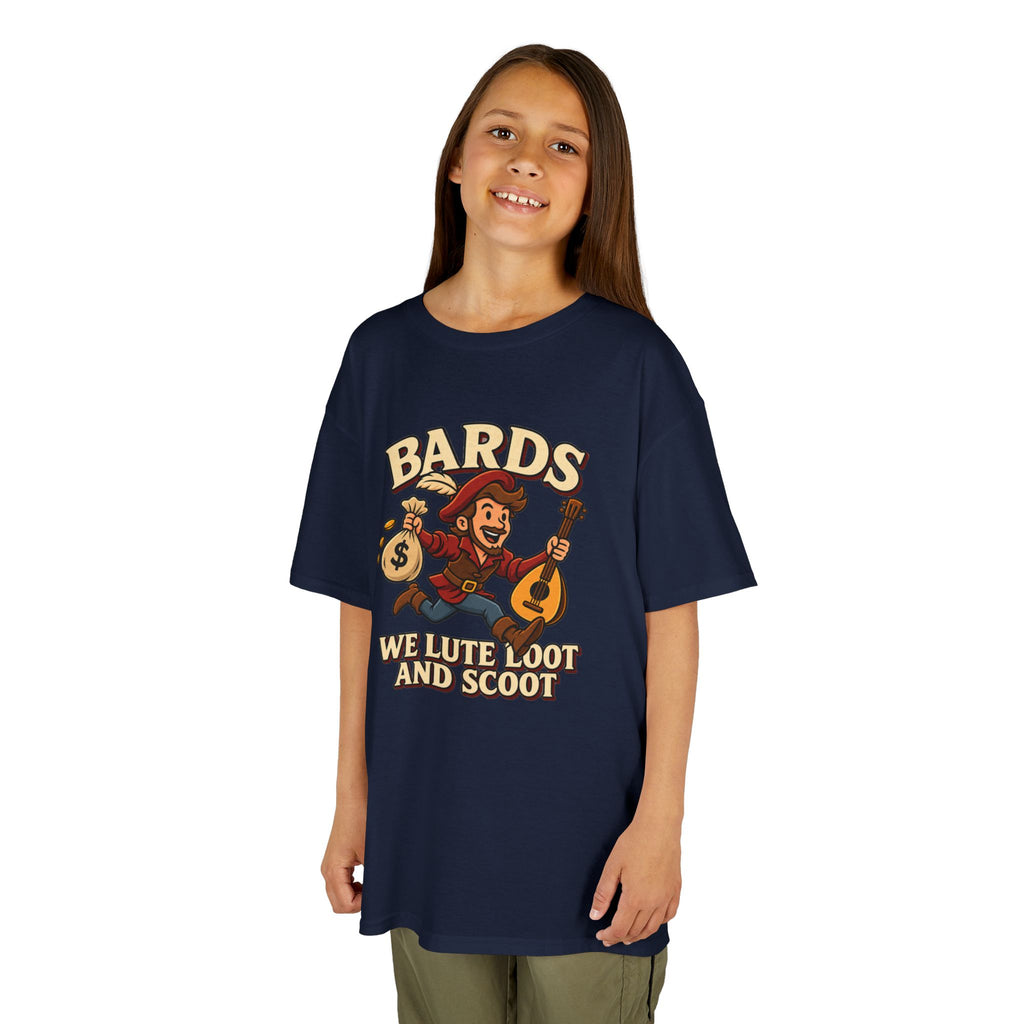Kids Bard T-Shirt | Lute, Loot & Scoot Fantasy Music Tee