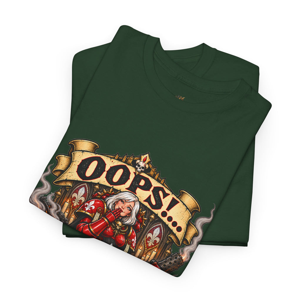 Oops… I Purged It Again Shirt – Sisters of Battle Pop Parody Tee