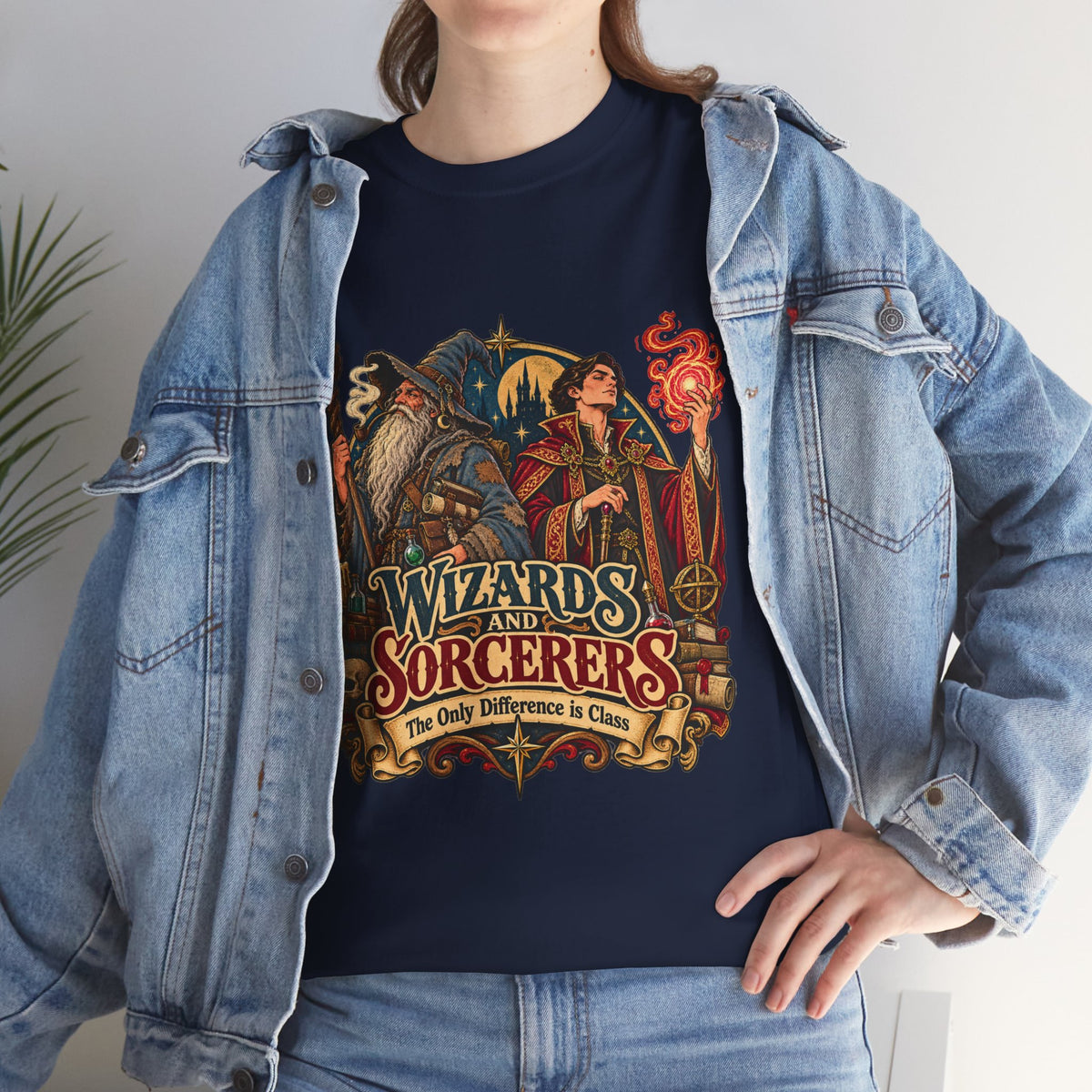 Wizards & Sorcerers RPG T-Shirt | The Only Difference Is Class