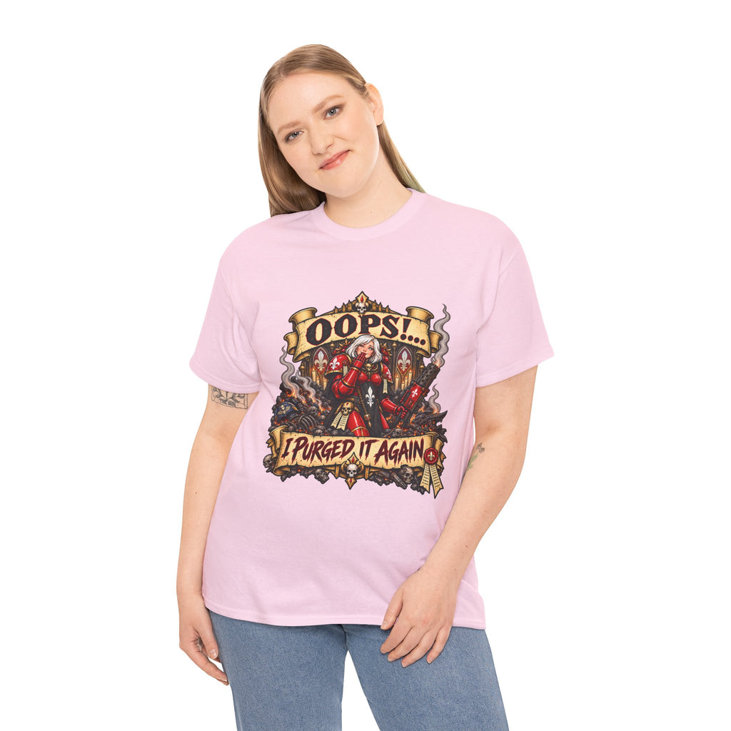 Oops… I Purged It Again Shirt – Sisters of Battle Pop Parody Tee