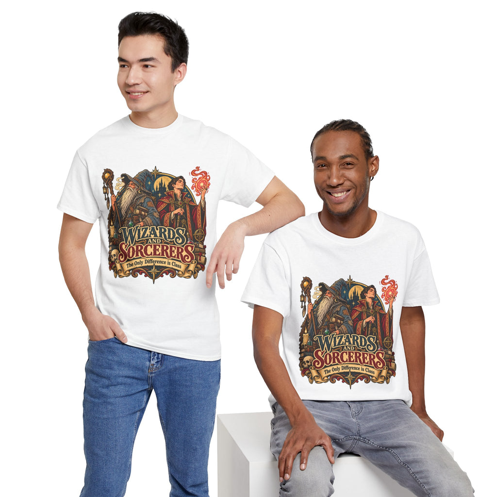 Wizards & Sorcerers RPG T-Shirt | The Only Difference Is Class