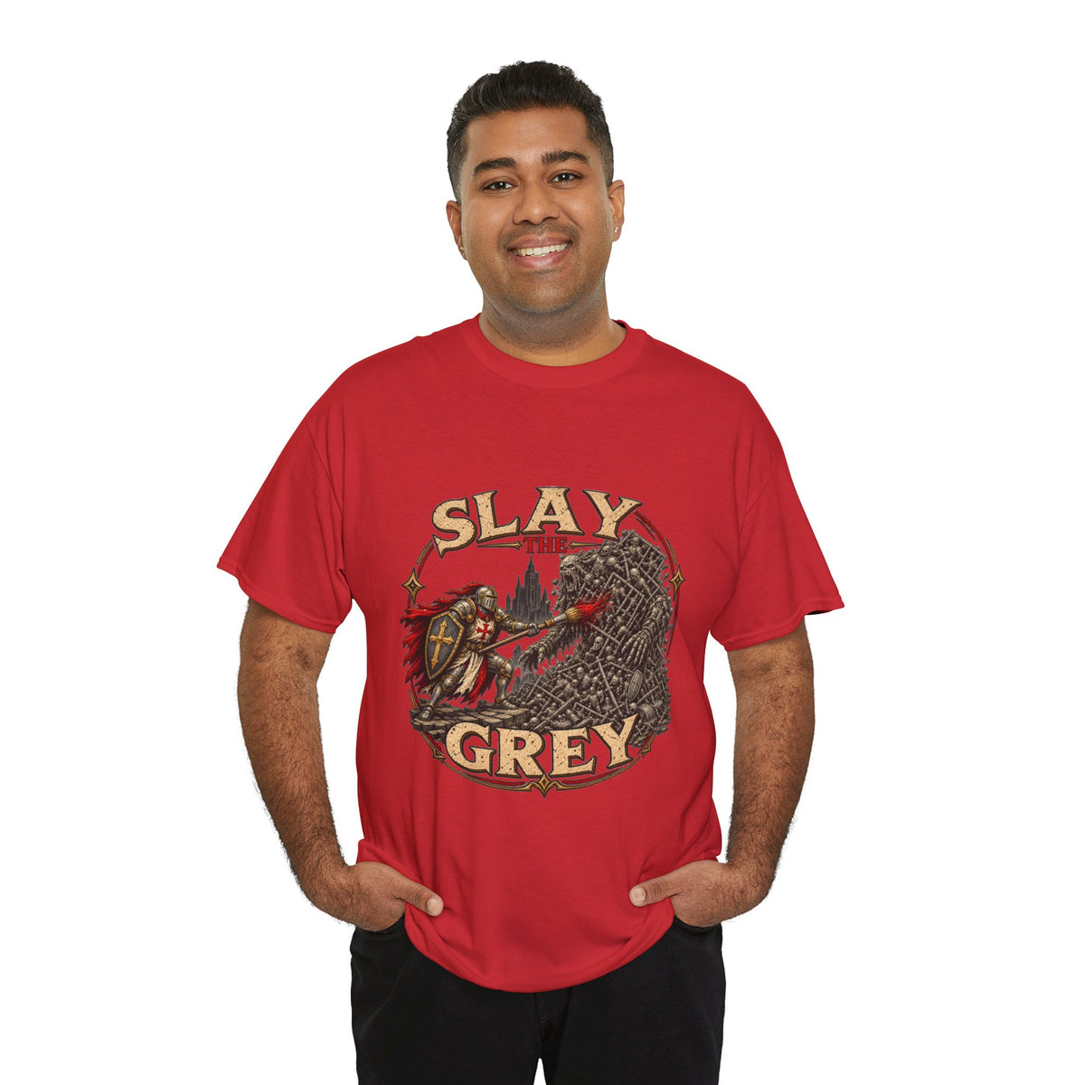 Slay the Grey Miniature Painting T-Shirt | Fantasy Hobbyist Tee