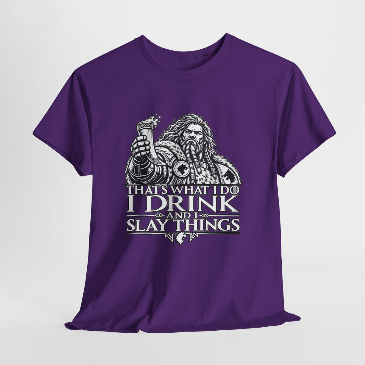 I Drink, I Slay Things Shirt – Space Wolf Humor & Tabletop Gaming Tee