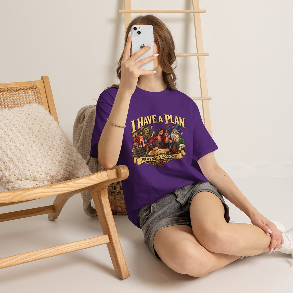 I Have a Plan (But It’s Not a Good One) | Funny RPG Party Tee