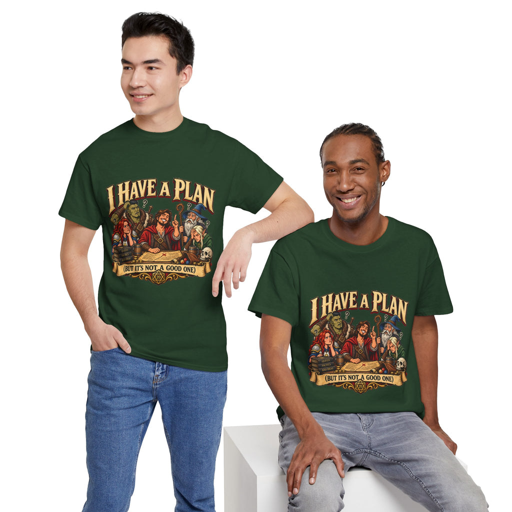 I Have a Plan (But It’s Not a Good One) | Funny RPG Party Tee