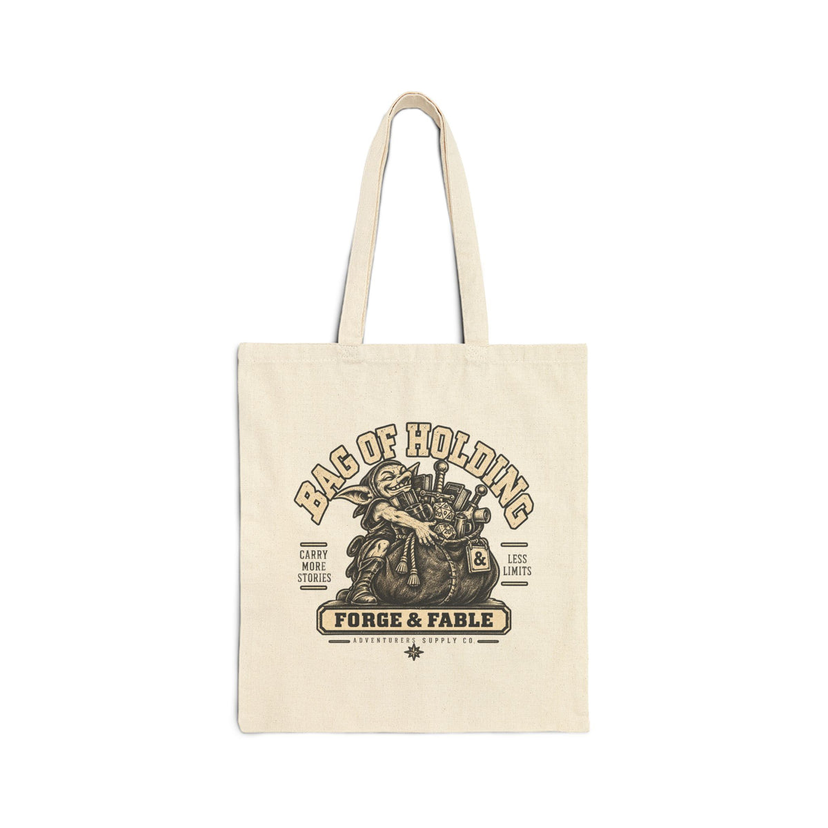 Bag of Holding Canvas Tote Bag | Fantasy RPG Gamer Gift