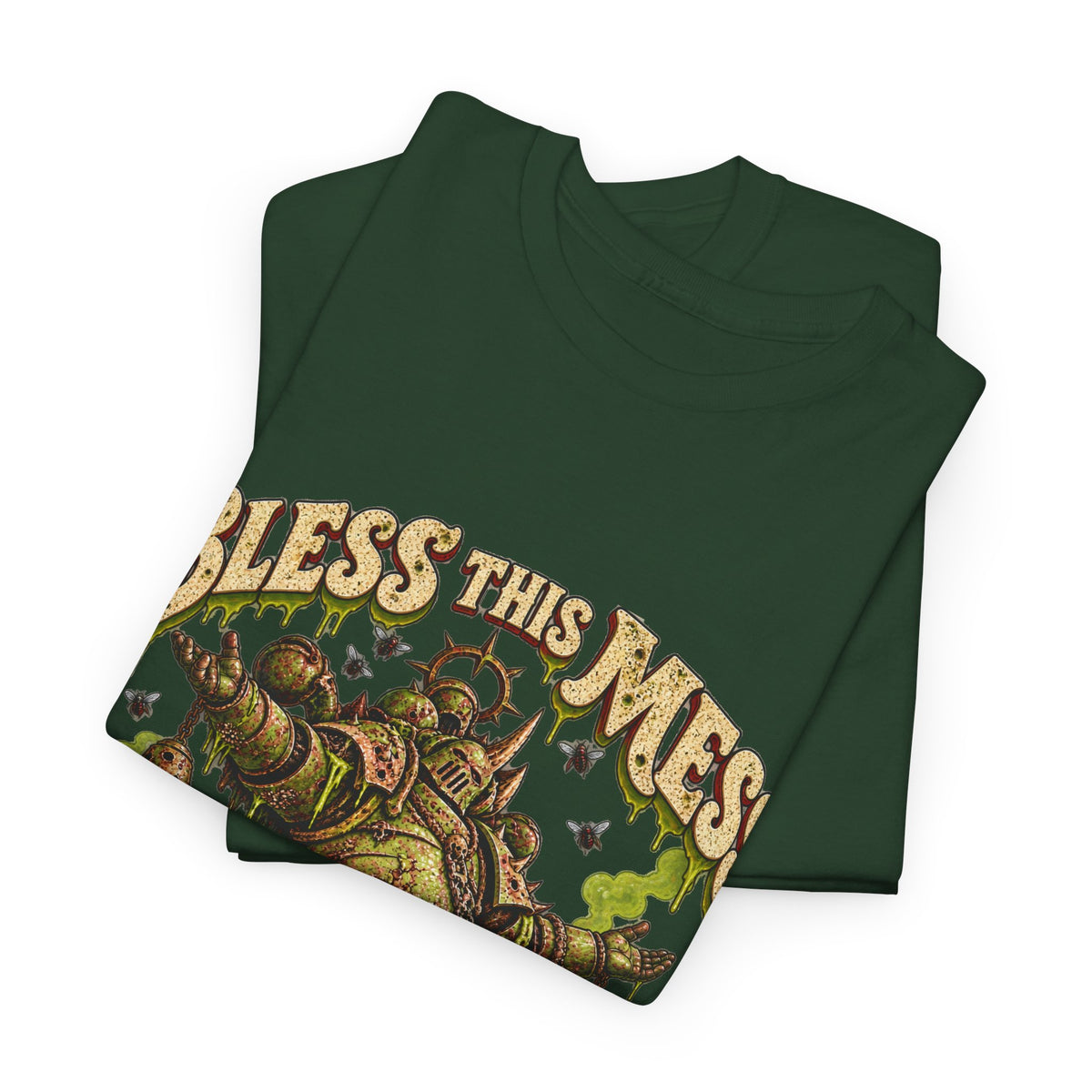 Bless This Mess Grimdark Warrior T-Shirt | Funny Fantasy Wargaming Tee