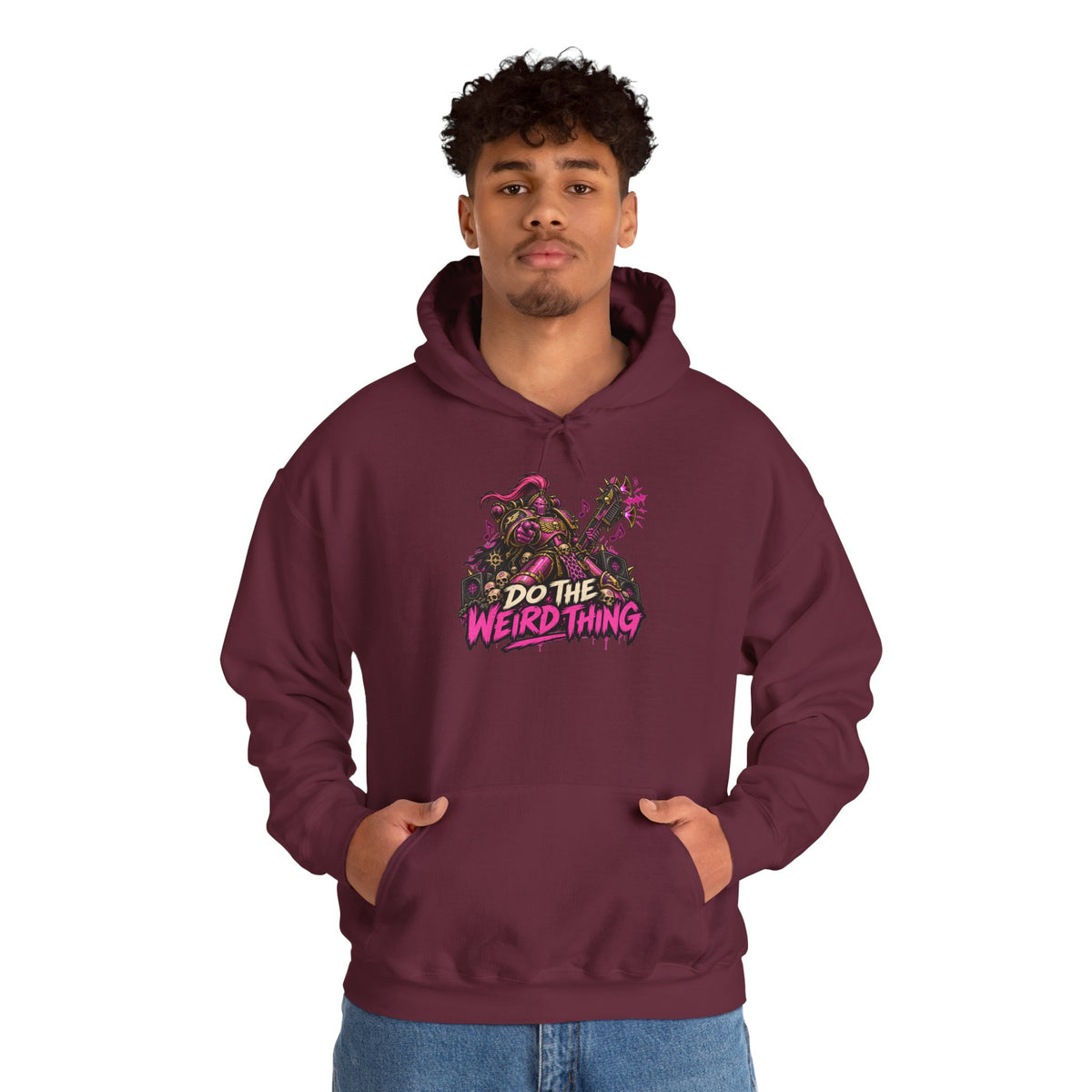 Do the Weird Thing Hoodie |Grimdark Warhammer Inspired Emperor’s Children Grimdark Graphic Pullover