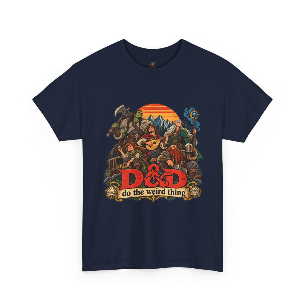 Do the Weird Thing T-Shirt – Funny Tabletop RPG Gamer Tee | Fantasy Roleplaying Shirt