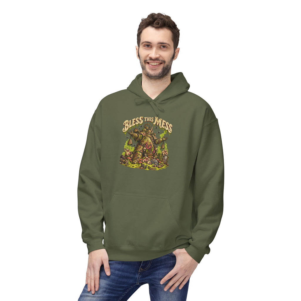 Bless This Mess Hoodie | Warhammer Chaos Plague Marine Inspired Sweatshirt