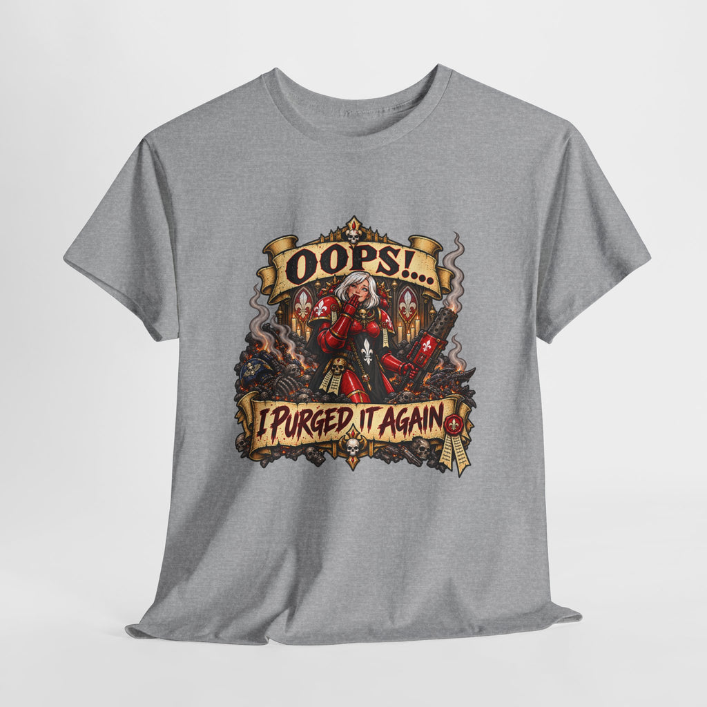 Oops… I Purged It Again Shirt – Sisters of Battle Pop Parody Tee