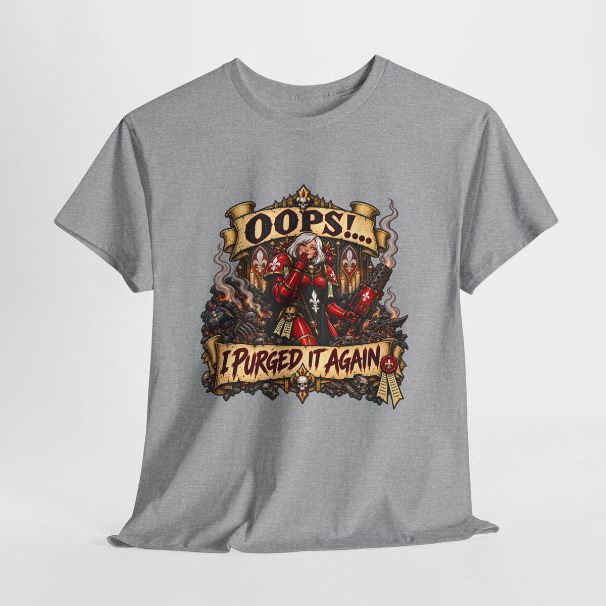 Oops… I Purged It Again Shirt – Sisters of Battle Pop Parody Tee
