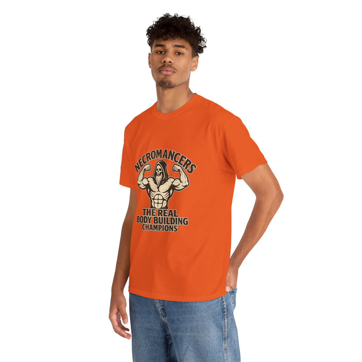 Necromancers: The Real Bodybuilding Champions T-Shirt | Funny RPG Tee