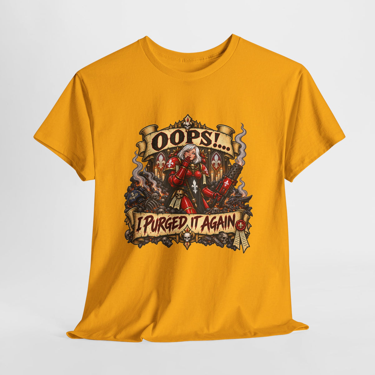 Oops… I Purged It Again Shirt – Sisters of Battle Pop Parody Tee