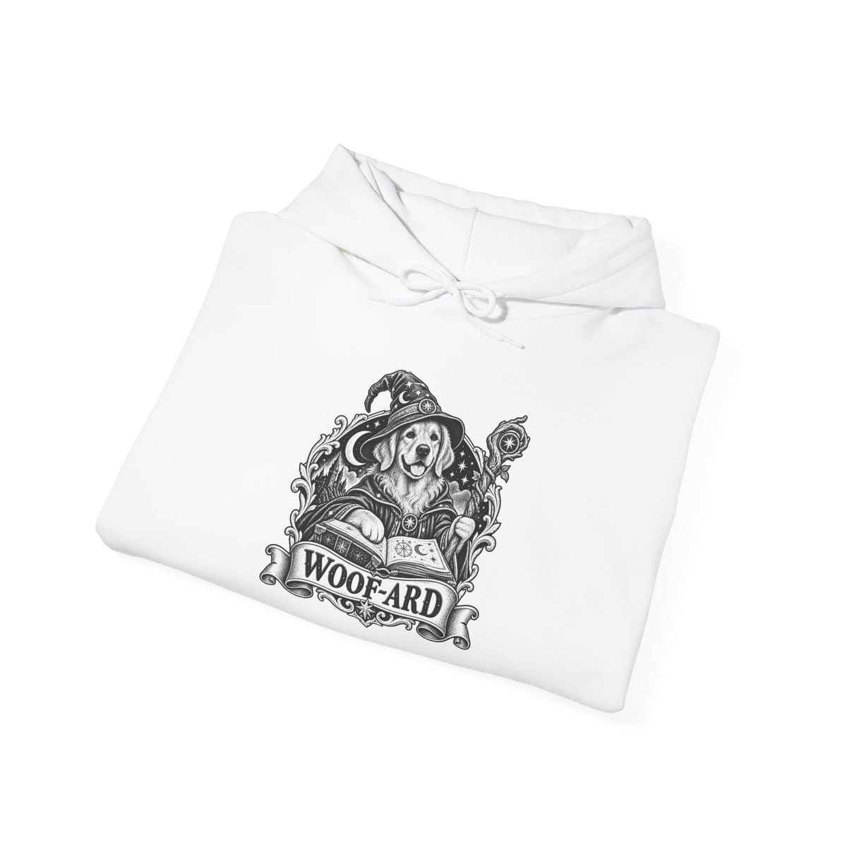 Woof-ard Dog Hoodie – Wizard Fantasy RPG Pullover