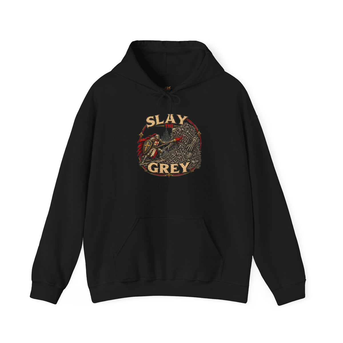 Slay the Grey Hoodie | Fantasy Miniature Painting Graphic Pullover