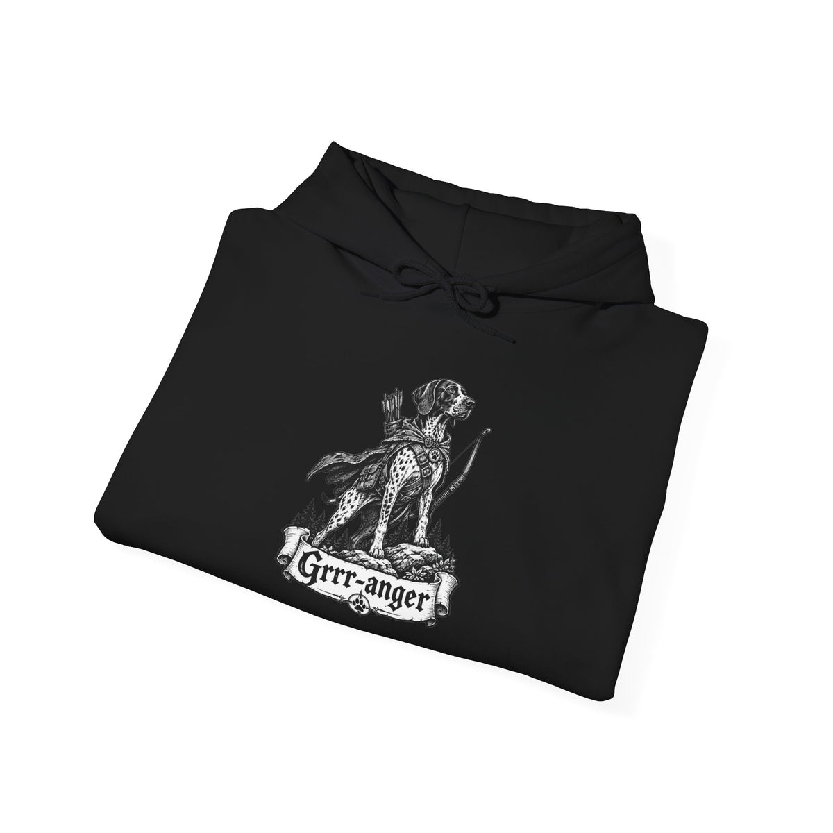 Grrr-anger Dog Hoodie – Ranger Fantasy RPG Pullover