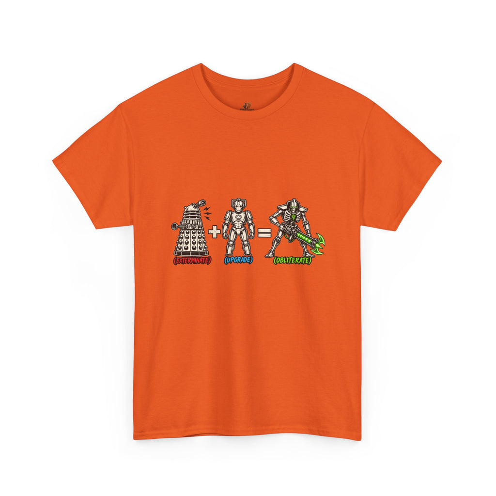 Dalek + Cyberman = Necron Shirt – Sci-Fi Crossover Humor Tee