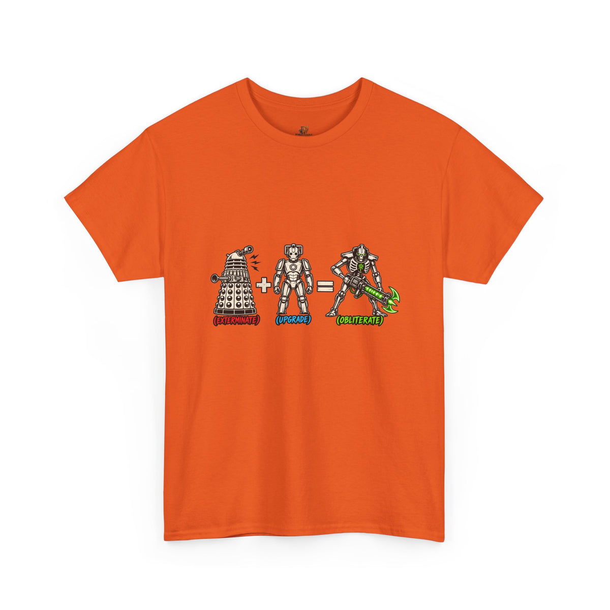 Dalek + Cyberman = Necron Shirt – Sci-Fi Crossover Humor Tee