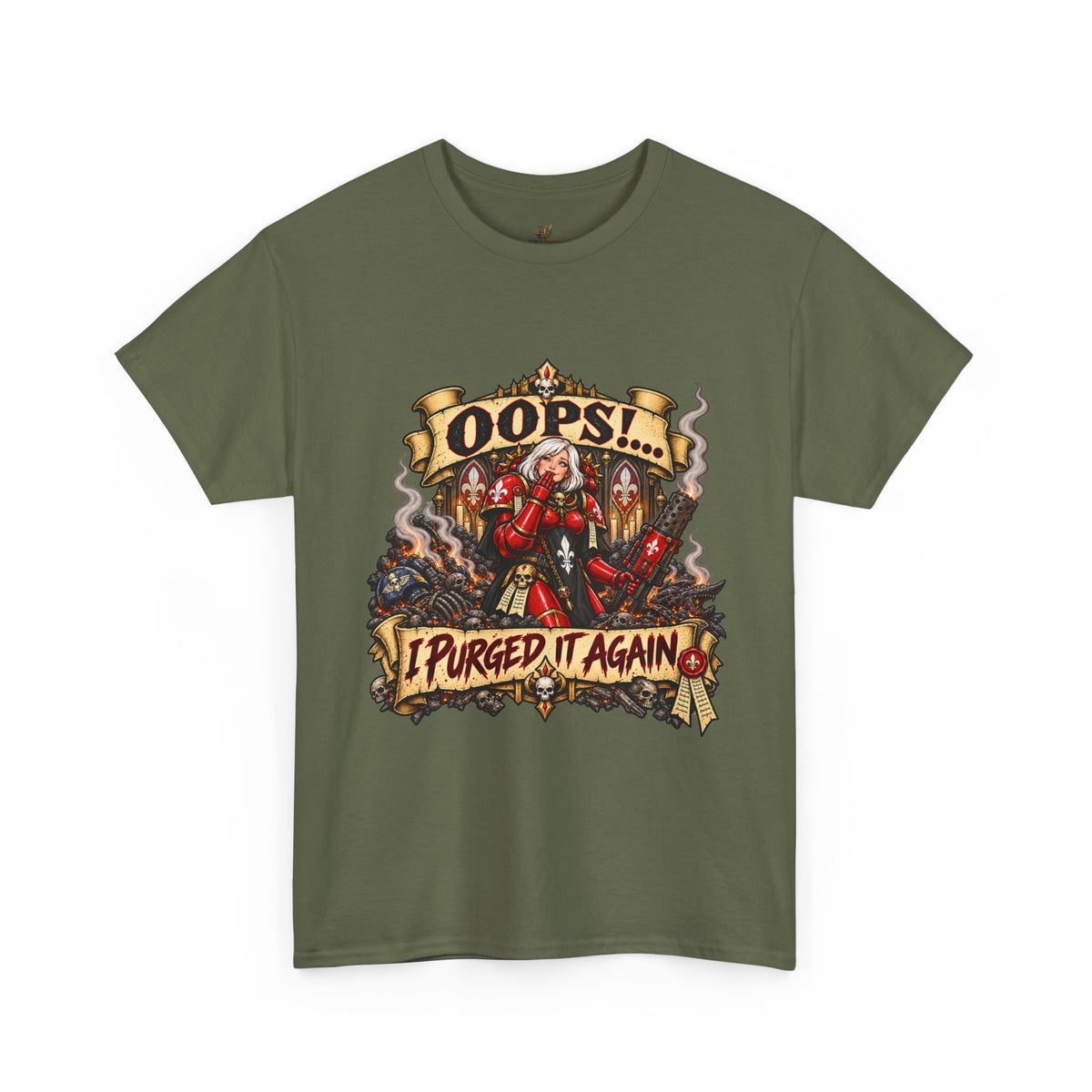 Oops… I Purged It Again Shirt – Sisters of Battle Pop Parody Tee
