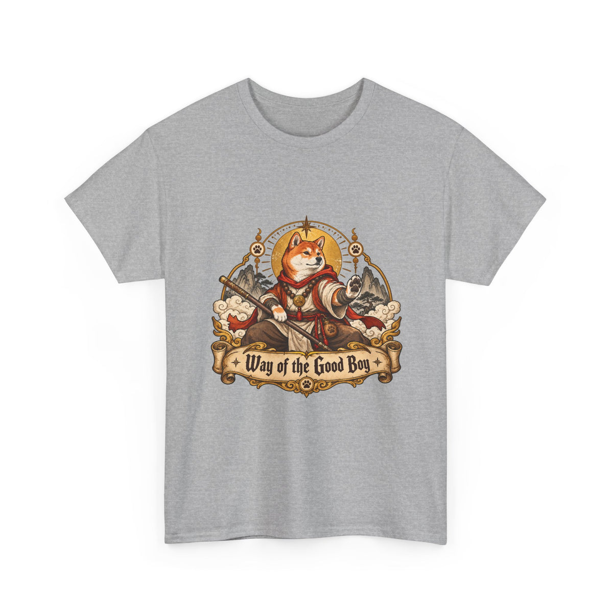 Way of the Good Boy – Dungeons and Dragons Dog Monk Unisex Graphic Tee