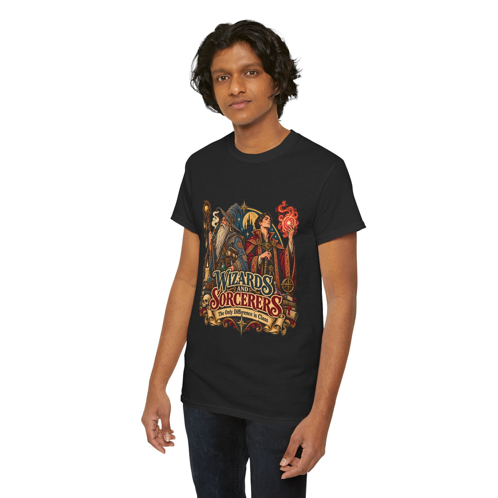 Wizards & Sorcerers RPG T-Shirt | The Only Difference Is Class