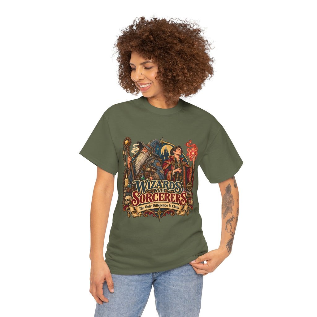 Wizards & Sorcerers RPG T-Shirt | The Only Difference Is Class