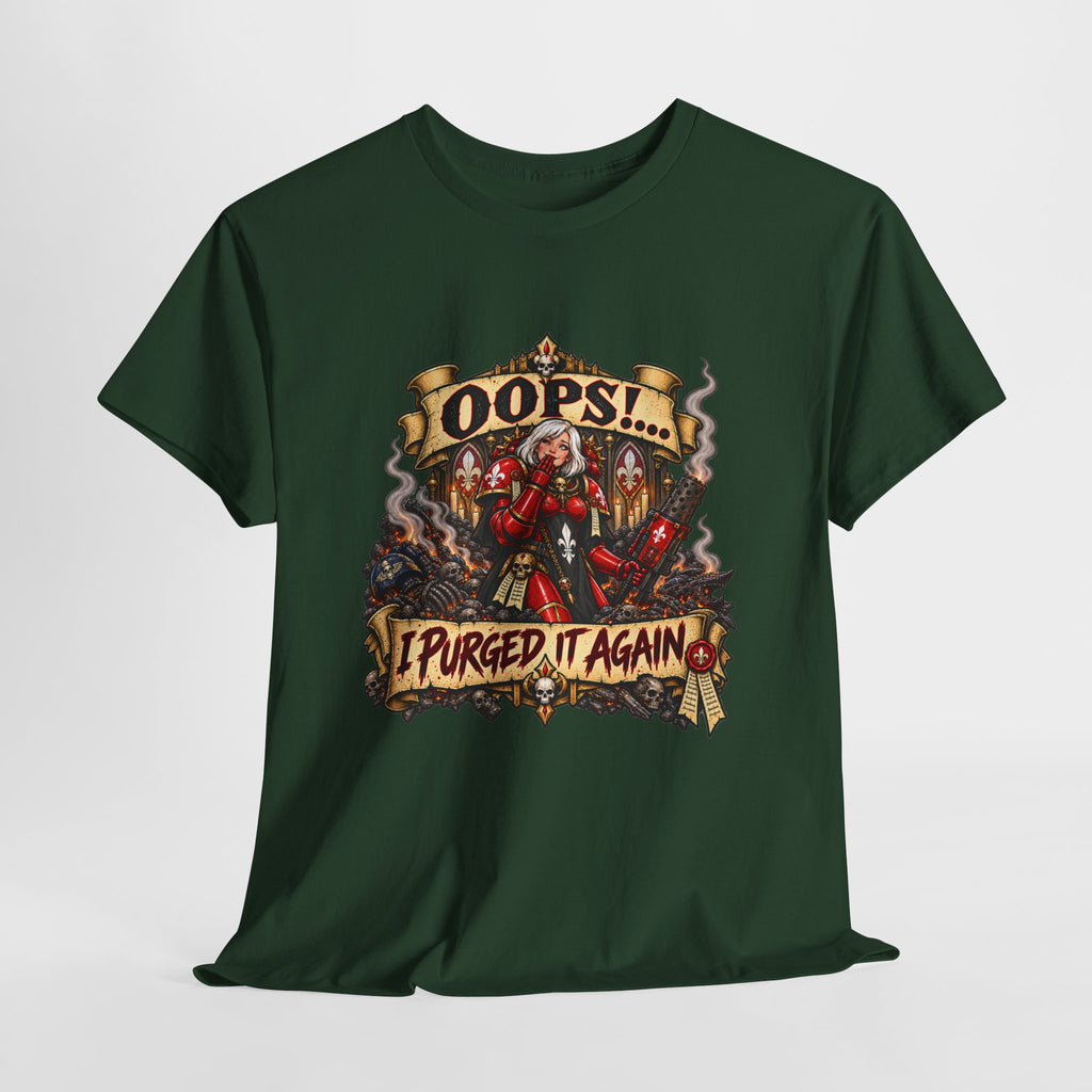 Oops… I Purged It Again Shirt – Sisters of Battle Pop Parody Tee