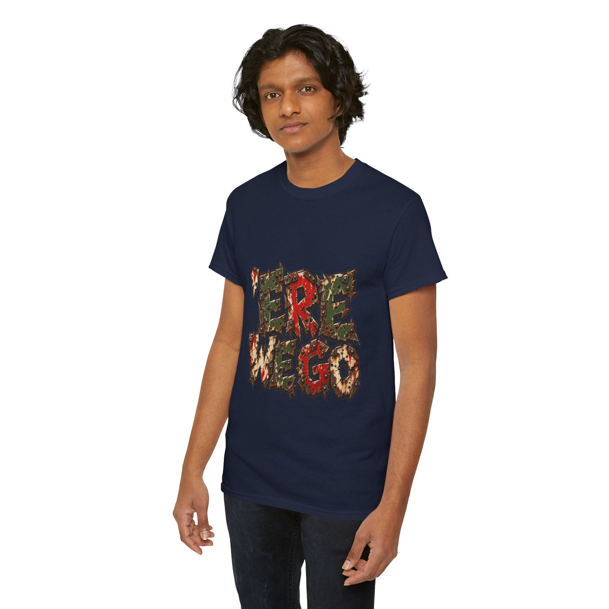 Here We Go T-Shirt | Distressed Grimdark Gaming Tee
