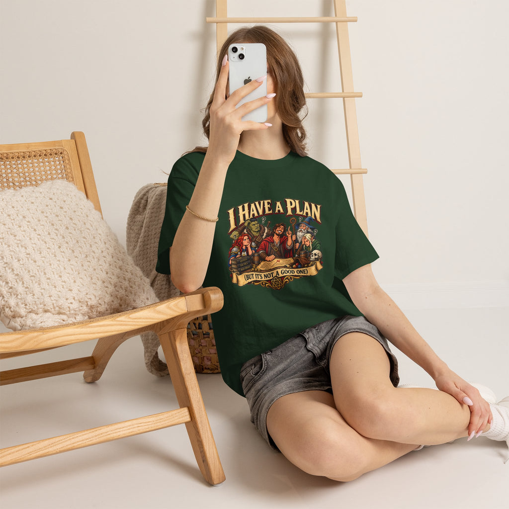 I Have a Plan (But It’s Not a Good One) | Funny RPG Party Tee