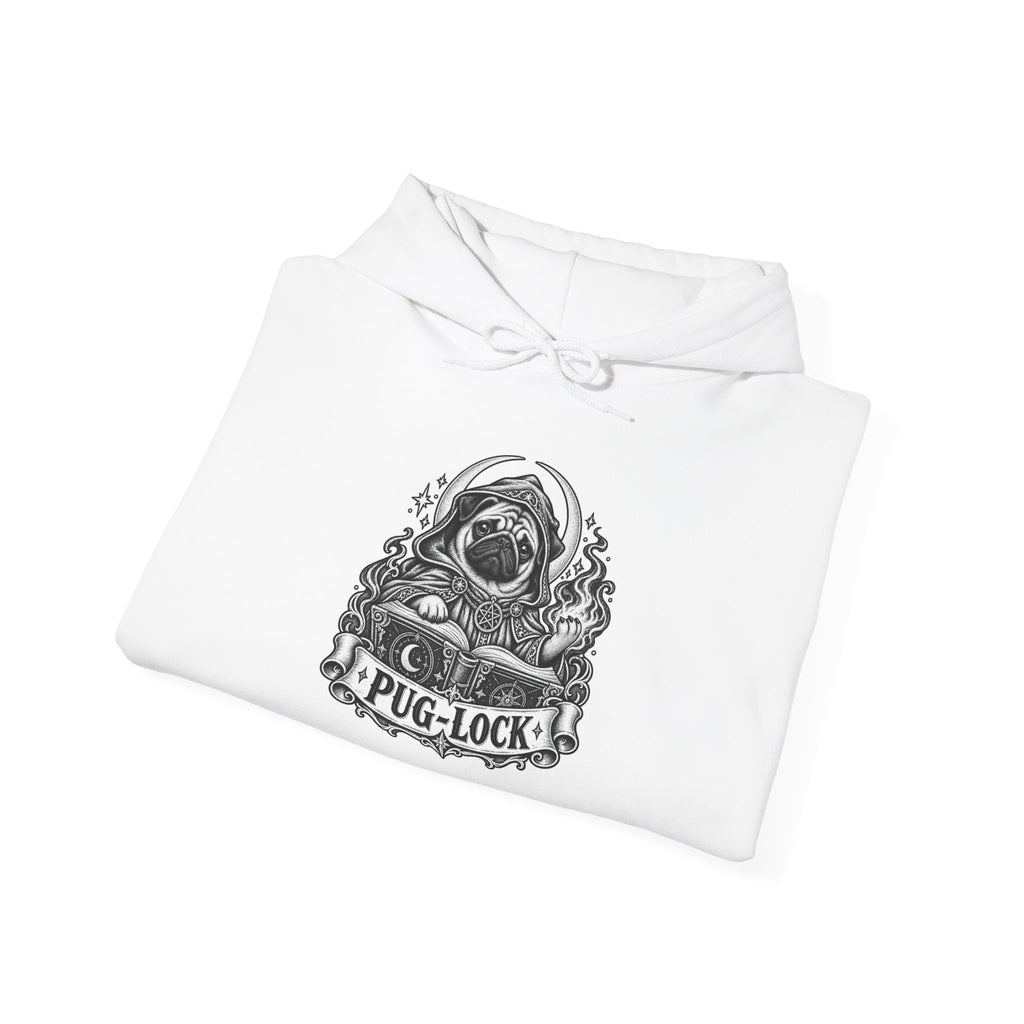 Pug-lock Dog Hoodie – Warlock Fantasy RPG Pullover