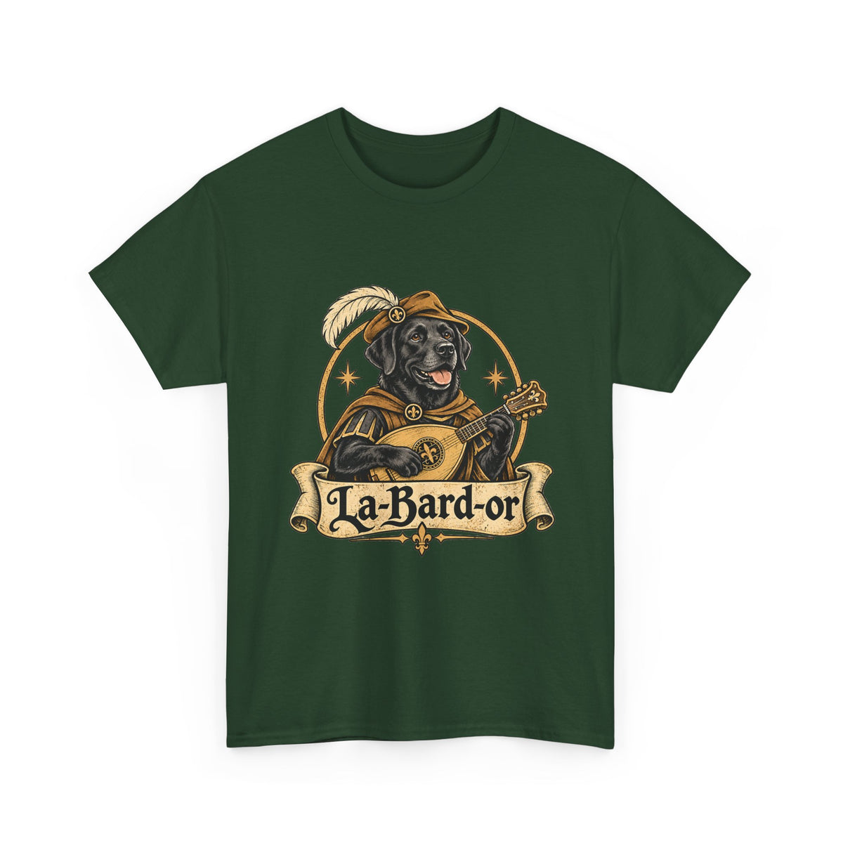 La-Bard-or Labrador Bard T-Shirt | Funny Fantasy Dog Tee
