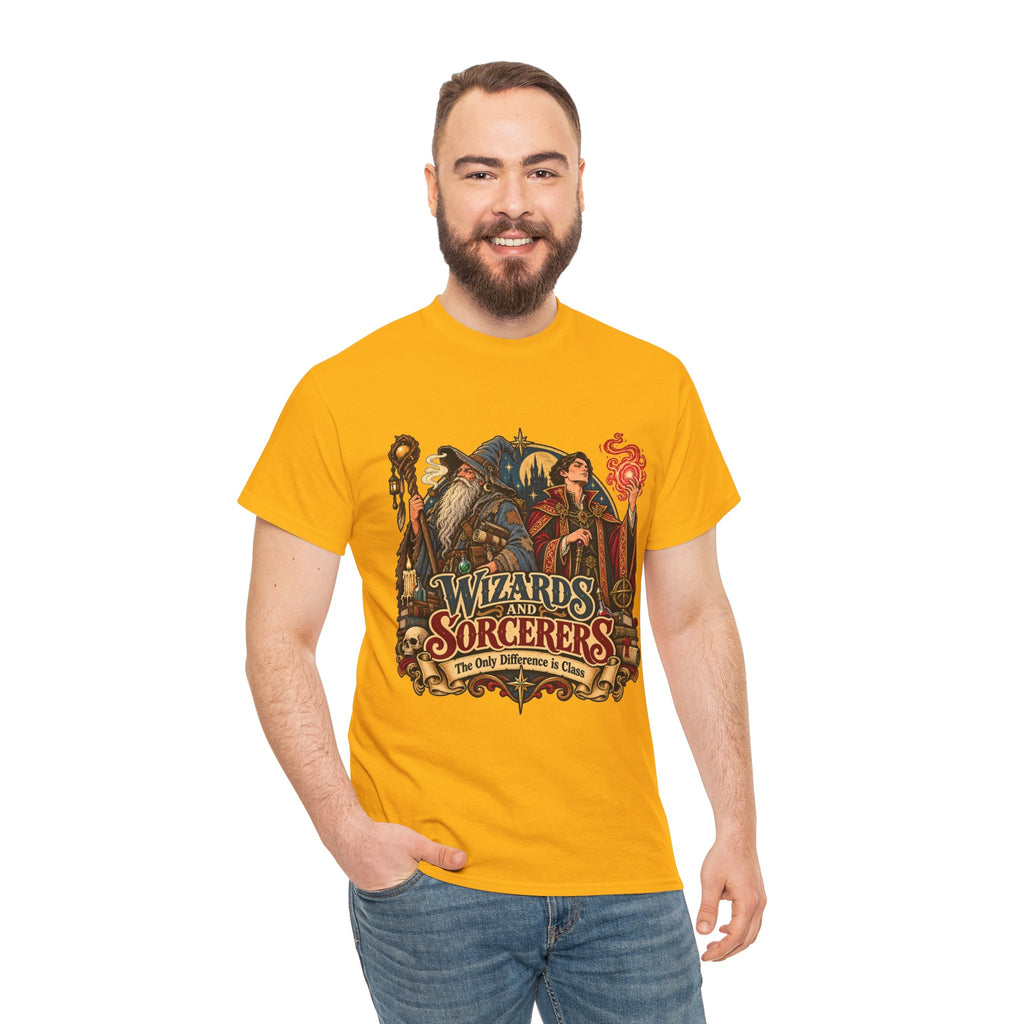 Wizards & Sorcerers RPG T-Shirt | The Only Difference Is Class