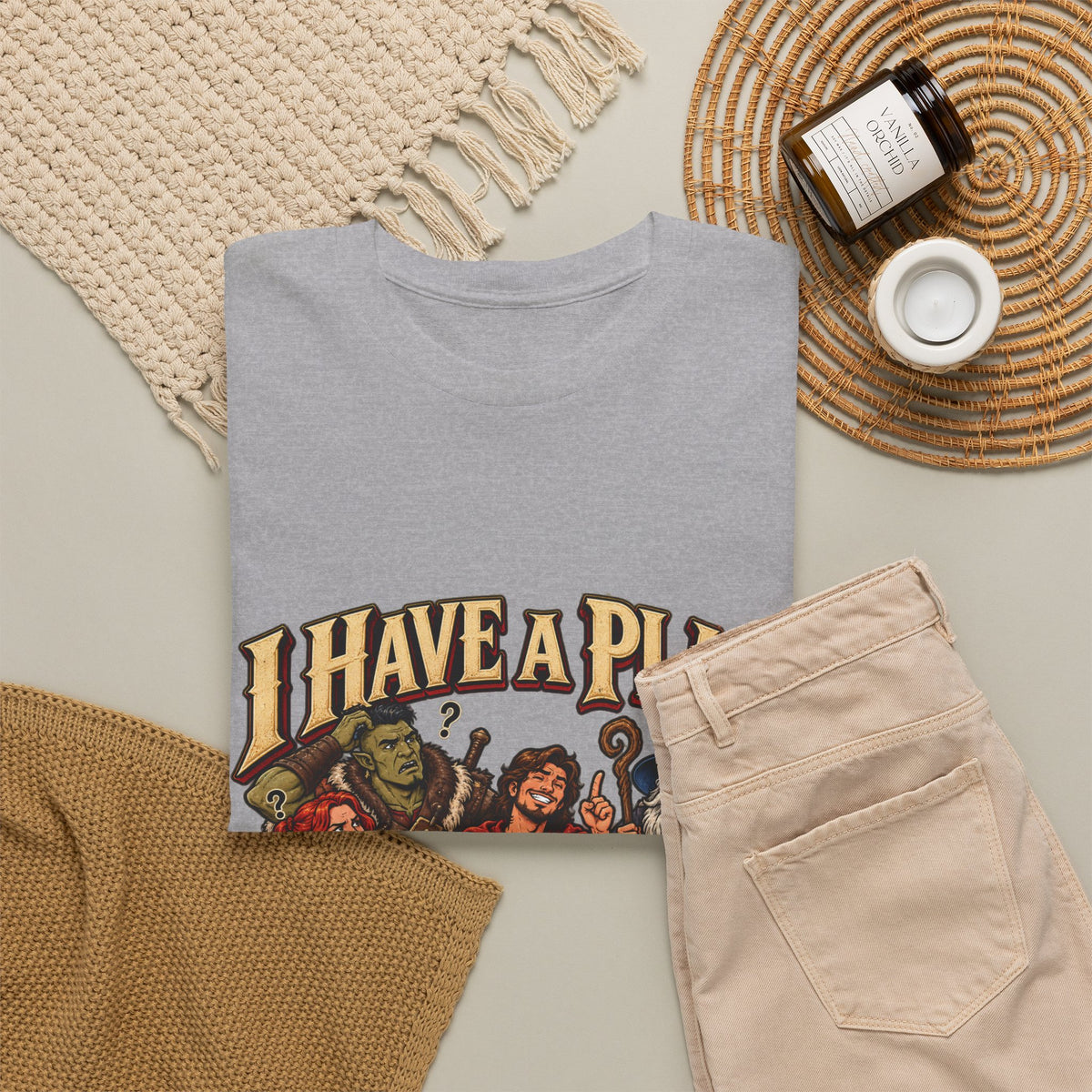 I Have a Plan (But It’s Not a Good One) | Funny RPG Party Tee