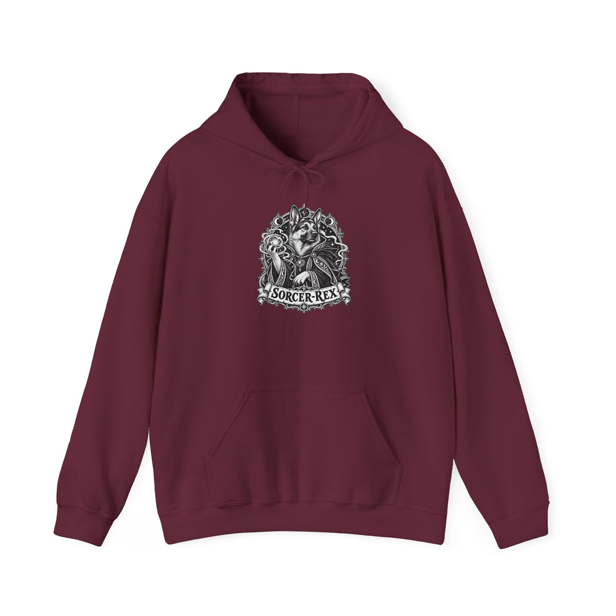 Sorcer-Rex Dog Hoodie – Sorcerer Fantasy RPG Pullover