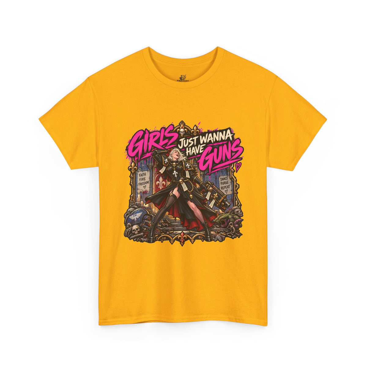 Girls Just Wanna Have Guns Shirt – Sisters of Battle 80s Humor Tee