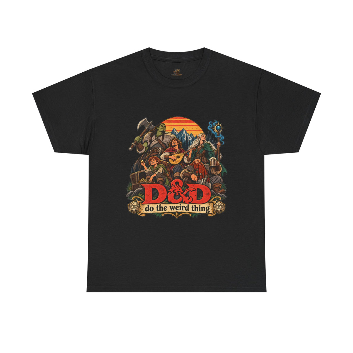 Do the Weird Thing T-Shirt – Funny Tabletop RPG Gamer Tee | Fantasy Roleplaying Shirt