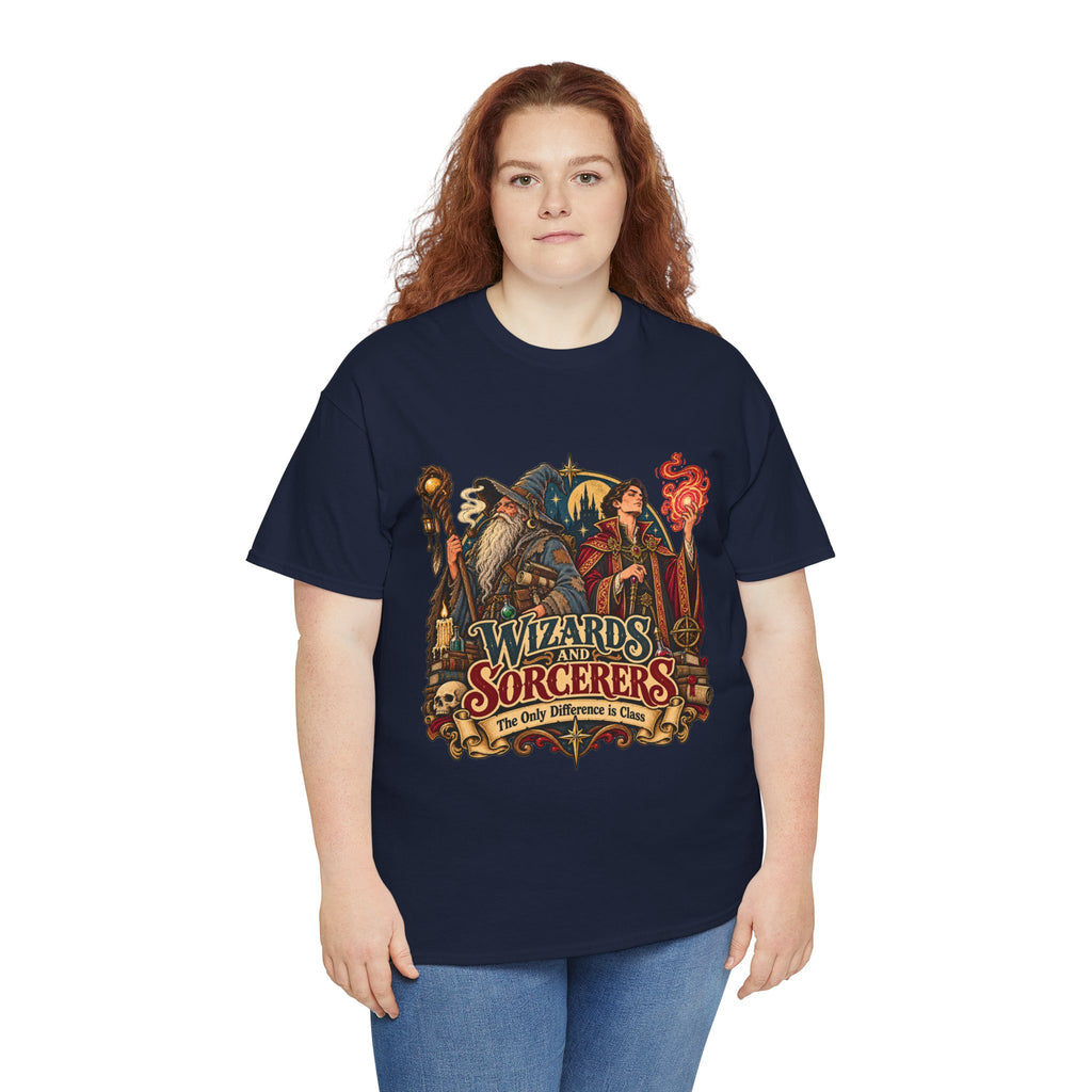 Wizards & Sorcerers RPG T-Shirt | The Only Difference Is Class