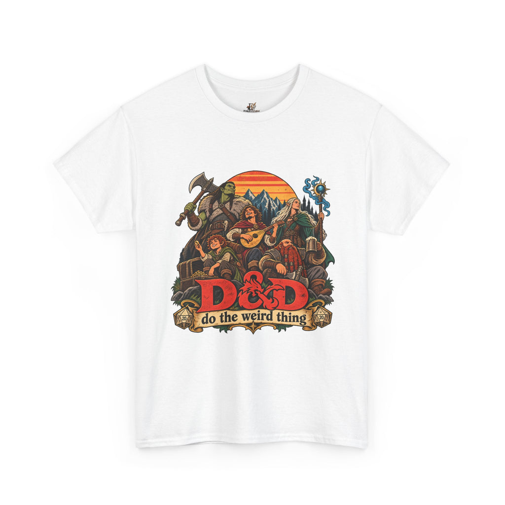 Do the Weird Thing T-Shirt – Funny Tabletop RPG Gamer Tee | Fantasy Roleplaying Shirt