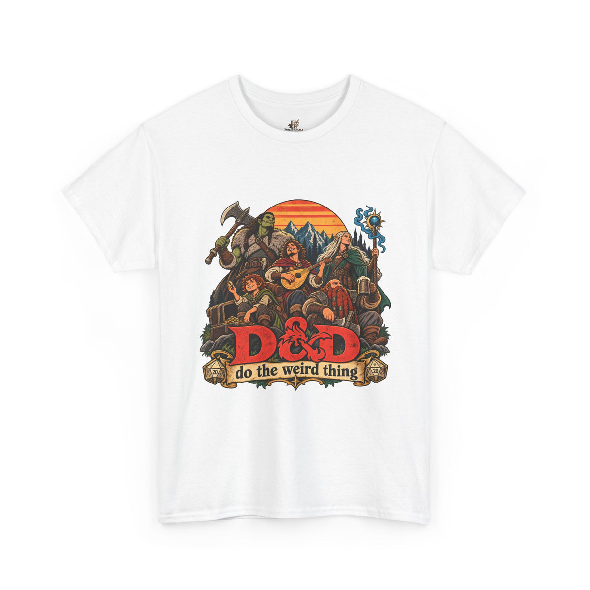 Do the Weird Thing T-Shirt – Funny Tabletop RPG Gamer Tee | Fantasy Roleplaying Shirt